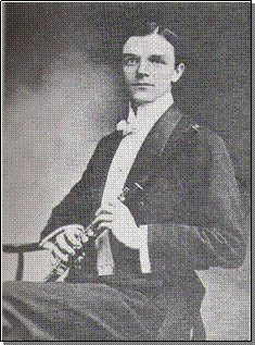 A photograph of LSO flute Eli Hudson in concert dress