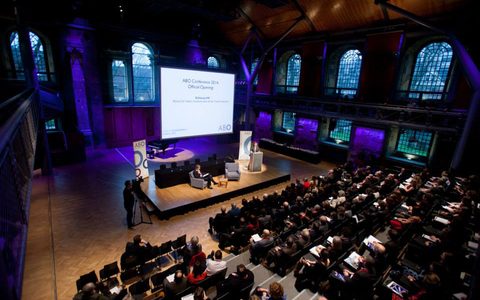Conference with theatre style seating