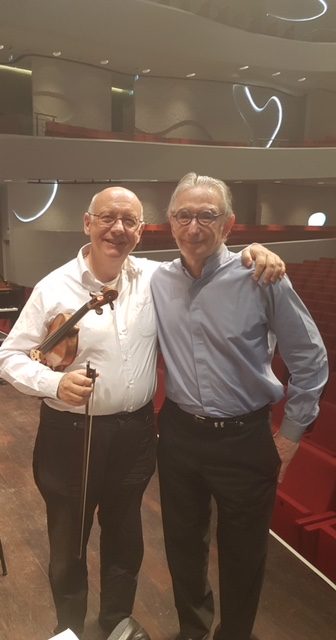 nigel with michael tilson thomas