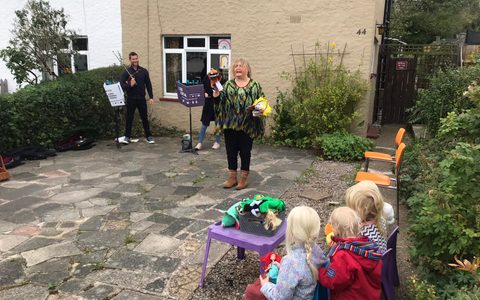 Belinda McFarlane's outdoor concert for children in Muswell Hill