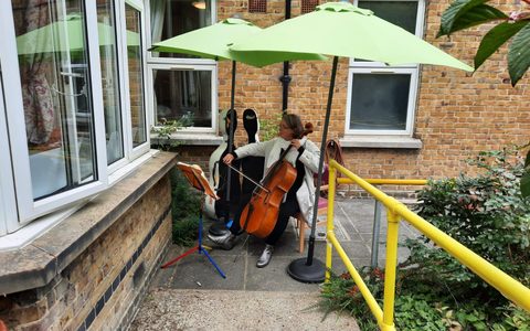 Amanda Truelove at Alexander House Care Home, Wimbledon