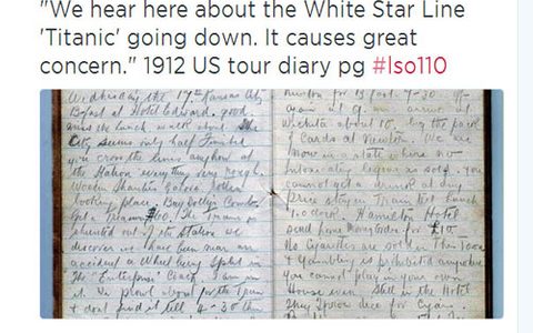 A screenshot of an LSO tweet celebrating our 110th anniversary