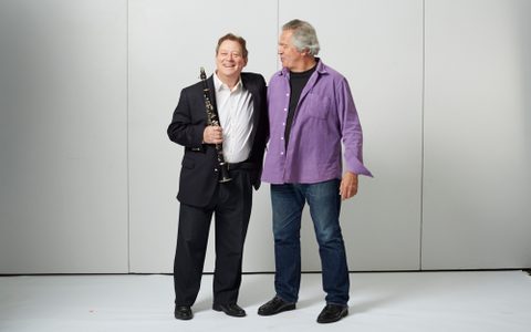 patrick and another orchestra member