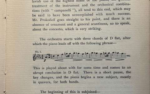 LSO Programme Notes Prokofiev 21 January 1924